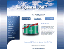 Tablet Screenshot of airspencerusa.com